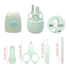 4pcs Baby Healthcare Kits Baby Nail Care Set Infant Finger Trimmer Scissors Nail Clippers Cartoon Animal Storage Box for Travel | Vimost Shop.