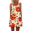 Flower Dress Women Leaf Boho Colorful Vestido Sexy Harajuku Sexy Party Womens | Vimost Shop.