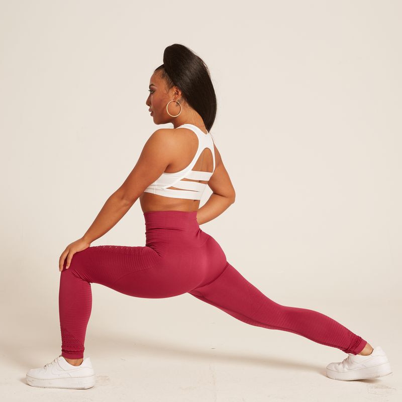 Women Seamless Leggings High Waist Elastic Yoga Pants Gym Running | Vimost Shop.