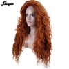 Merida Wig Orange Wig Tinker Bell Princress Belle Ariel Rapunzel Wig Brown Red Blonde Long Synthetic Cosplay Women Wig | Vimost Shop.