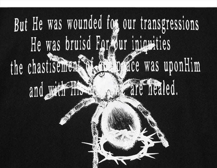 Hip Hop T Shirt Men Spider Letter Printed Dark Tshirt Fashion Summer Loose Casual Tops Oversized Streetwear | Vimost Shop.