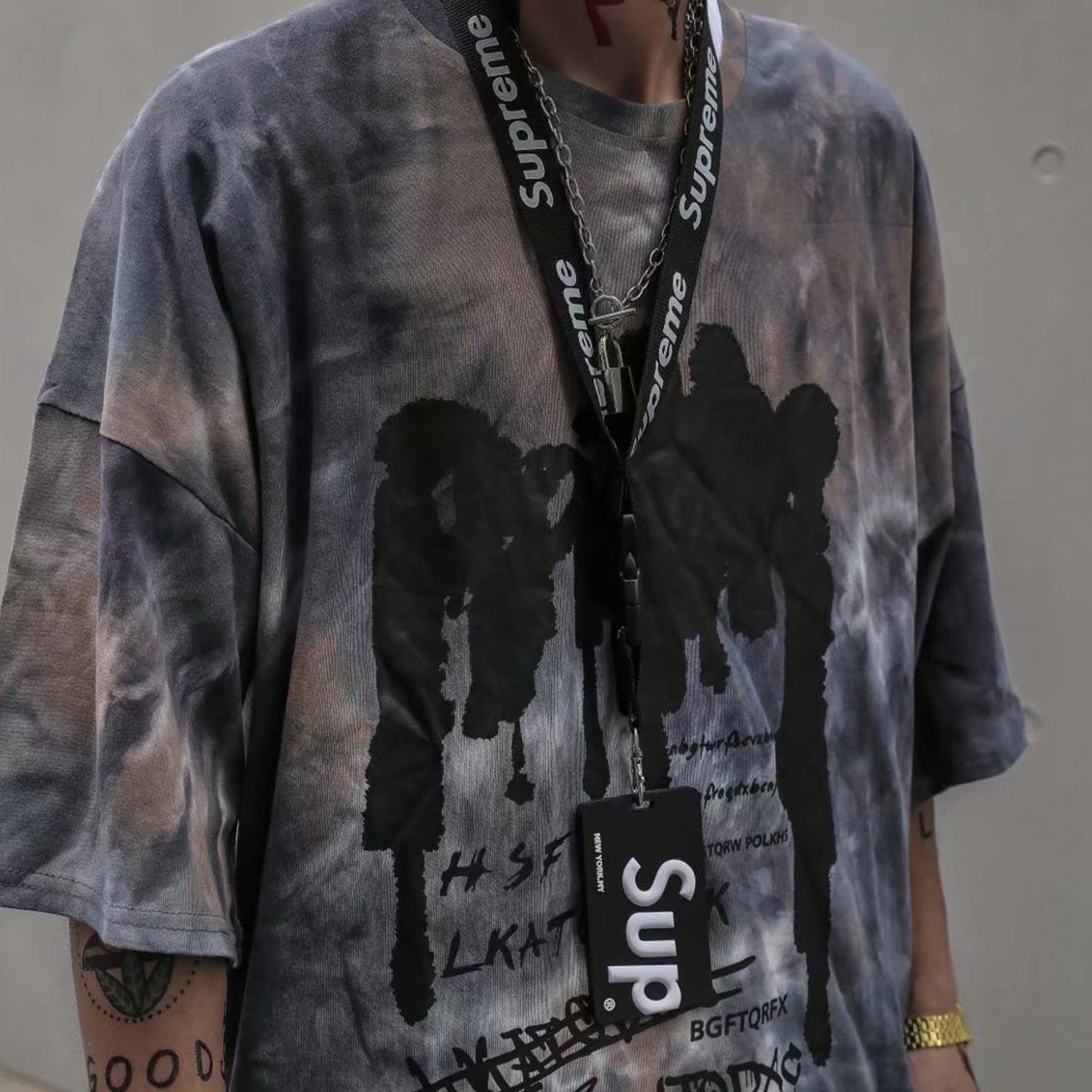 Tie Dye Print T Shirt Men Vintage Casual Cotton Tshirt Male Harajuku Streetwear Short Sleeve Shirts Hip Hop | Vimost Shop.