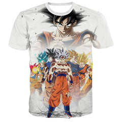 Super Saiyan Ultra Instinct Kids Goku Vegeta Printed Cartoon T-Shirt Top Tees Plus Size | Vimost Shop.