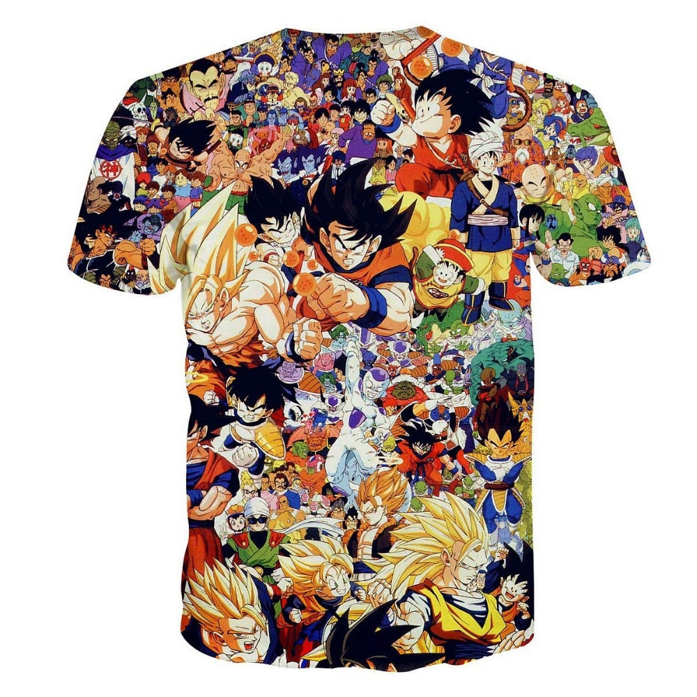 Super Saiyan Ultra Instinct Kids Goku Vegeta Printed Cartoon T-Shirt Top Tees Plus Size | Vimost Shop.