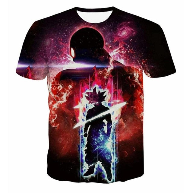 Super Saiyan Ultra Instinct Kids Goku Vegeta Printed Cartoon T-Shirt Top Tees Plus Size | Vimost Shop.