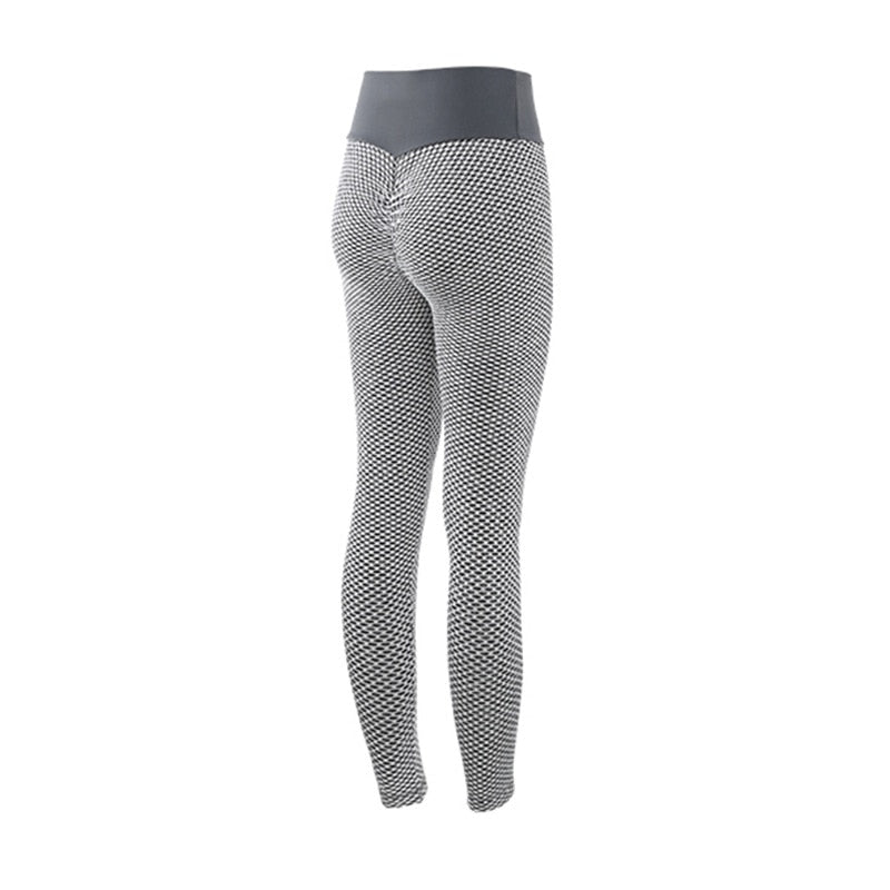 Women's High Waist Fitness Workout Running Stretch Capris Yoga | Vimost Shop.