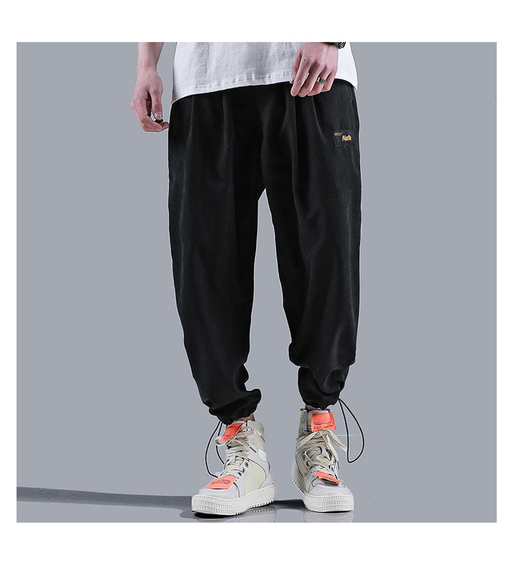 Men Jogger Solid color  Side Pockets Loose Style Men's Sweatpants Fashion Harajuku High Street Casual Pants 5 Colors | Vimost Shop.