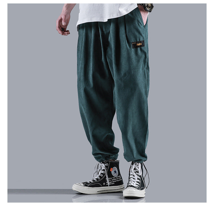 Men Jogger Solid color  Side Pockets Loose Style Men's Sweatpants Fashion Harajuku High Street Casual Pants 5 Colors | Vimost Shop.