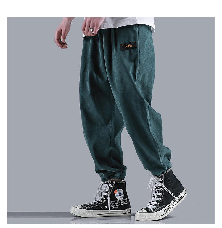 Men Jogger Solid color  Side Pockets Loose Style Men's Sweatpants Fashion Harajuku High Street Casual Pants 5 Colors | Vimost Shop.