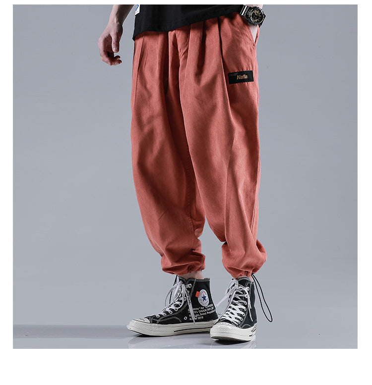 Men Jogger Solid color  Side Pockets Loose Style Men's Sweatpants Fashion Harajuku High Street Casual Pants 5 Colors | Vimost Shop.