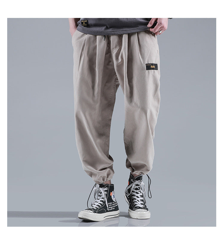 Men Jogger Solid color  Side Pockets Loose Style Men's Sweatpants Fashion Harajuku High Street Casual Pants 5 Colors | Vimost Shop.