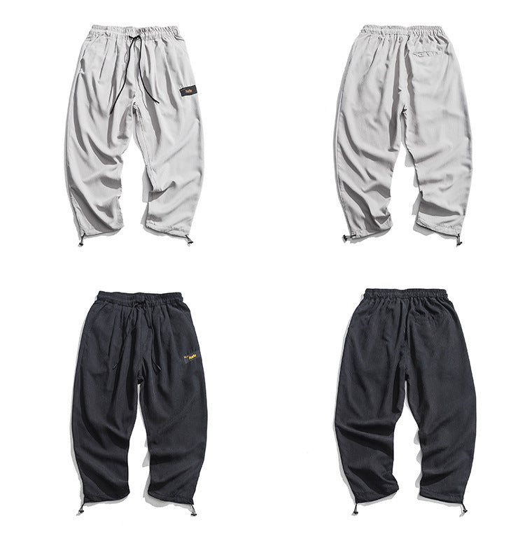 Men Jogger Solid color  Side Pockets Loose Style Men's Sweatpants Fashion Harajuku High Street Casual Pants 5 Colors | Vimost Shop.