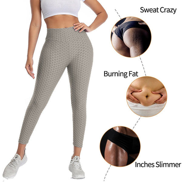 Women Fitness Female Leggings Polyester Ankle-Length Breathable Pants Leggins Standard Fold Push Up Legging | Vimost Shop.