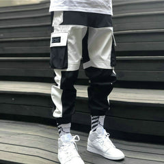 Spring Summer Mens Harem Pants Streetwear Jogger Multi-pocket Ribbons Trousers Men Hip Hop Sweatpants Trousers | Vimost Shop.