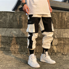 Spring Summer Mens Harem Pants Streetwear Jogger Multi-pocket Ribbons Trousers Men Hip Hop Sweatpants Trousers | Vimost Shop.