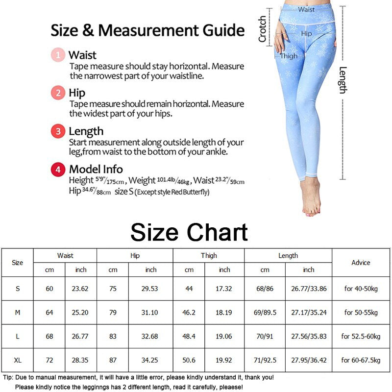 Women Fitness Yoga Pants Slim High waist Sport Leggings Gym Elastic Romantic Printed Long Tights for Running Tummy Control | Vimost Shop.