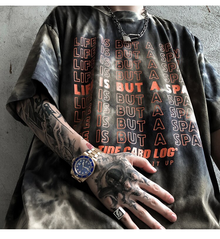 Hip Hop Tops Tees Men Casual Vintage Tshirts Summer Streetwear Pullover Couple Wear T-shirts Print Cotton | Vimost Shop.