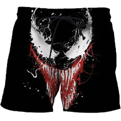 3d Printed Venom Shorts for Men Women Summer Beach Shorts Cool Short Trousers Comfortable Streetwear Unisex | Vimost Shop.