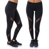 Sport Leggings Women Running Black Mesh Net Yoga Pants | Vimost Shop.