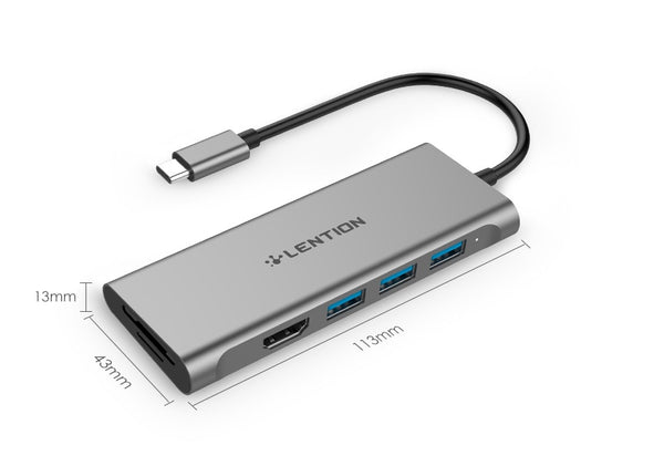 USB C HUB Type C to Multi USB 3.0 HUB HDMI Adapter Dock for 2020 MacBook Pro13 Huawei Mate 30 USB-C Splitter Port Card Reader | Vimost Shop.