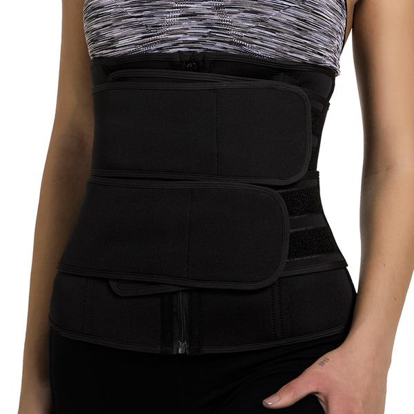 Steel Boned Waist Corset Trainer Sauna Sweat Sport Girdle Cintas Modeladora Women Weight Loss Lumbar Shaper Workout Trimmer Belt | Vimost Shop.