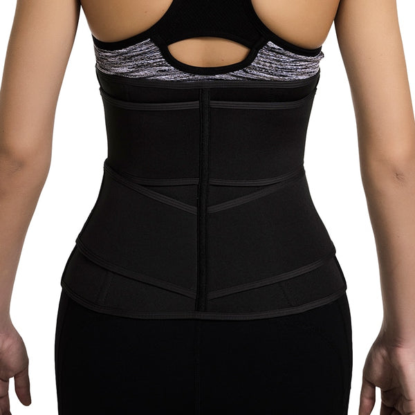 Steel Boned Waist Corset Trainer Sauna Sweat Sport Girdle Cintas Modeladora Women Weight Loss Lumbar Shaper Workout Trimmer Belt | Vimost Shop.