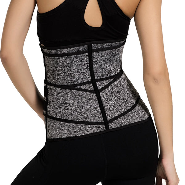 Steel Boned Waist Corset Trainer Sauna Sweat Sport Girdle Cintas Modeladora Women Weight Loss Lumbar Shaper Workout Trimmer Belt | Vimost Shop.