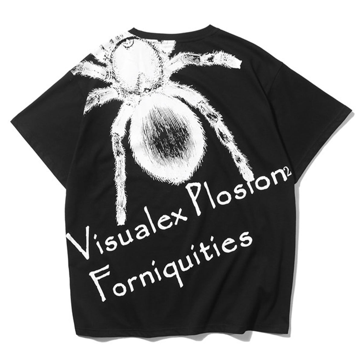 Hip Hop T Shirt Men Spider Letter Printed Dark Tshirt Fashion Summer Loose Casual Tops Oversized Streetwear | Vimost Shop.