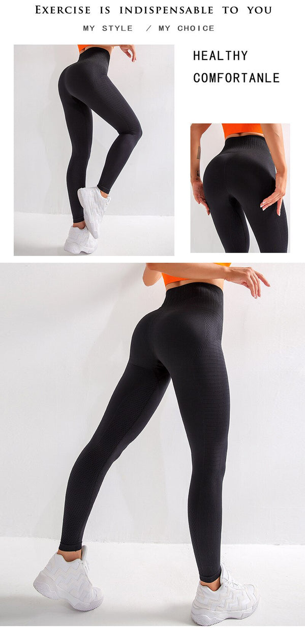 Seamless Leggings Women Fitness Running Yoga Pants High Waist Tummy Control Push Up Fitness Leggings Sport Gym Tights | Vimost Shop.