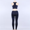 High Waist 2 Piece Fitness Set Women New Seamless Leggings Push Up Yoga Suit Woman Gym Running Sportswear For Ladies | Vimost Shop.