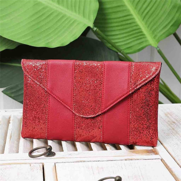 Ladies Sequins Simple Clutch Bag Coin Purse New Evening Bag Luxury Bag For Women designe Retro Multifunction Messenger Bag | Vimost Shop.