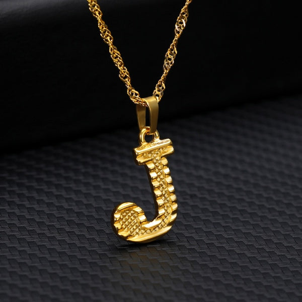 Tiny Gold Initial Letter Necklace For Women Stainless Steel A-Z Alphabet Pendant Necklace Jewelry Christmas Gifts Bijoux Femme | Vimost Shop.