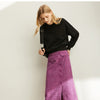 Spring French A-word Half Skirt  Women High Waist Plaid Knee-Length Skirt | Vimost Shop.