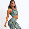 2 Piece Sexy Snake Print Yoga Set Women Workout Gym Bras Sport Fitness Leggings Ropa Deportivas Mujer Running Ladies Suit | Vimost Shop.