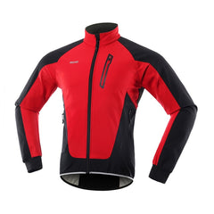 Winter Cycling Jacket Thermal Fleece Warm Up Bicycle Clothing Windproof Waterproof Soft shell Coat MTB Bike Jersey