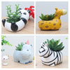 Succulent Plant Pot Cute Animal Flower Planter Flowerpot Create Design Lovely Little Animals Home Garden Bonsai Pots | Vimost Shop.