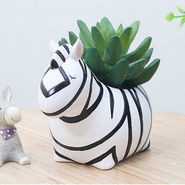 Succulent Plant Pot Cute Animal Flower Planter Flowerpot Create Design Lovely Little Animals Home Garden Bonsai Pots | Vimost Shop.