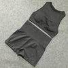 2pcs yoga sets woman sportswear stretch gym shorts | Vimost Shop.
