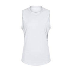 Anti-sweat Cotton Plain Workout Yoga Tank Tops Vest Women | Vimost Shop.