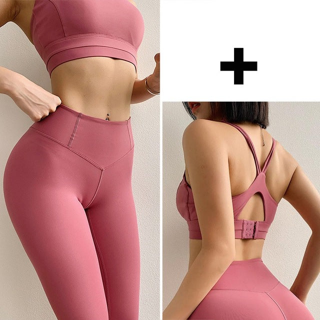 Women High Waist Leggings Professional Gym | Vimost Shop.