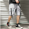 Streetwear Summer Casual Shorts Men Fashion Ribbons Pockets Cargo Shorts Bermuda Solid Hip Hop Men's Shorts | Vimost Shop.