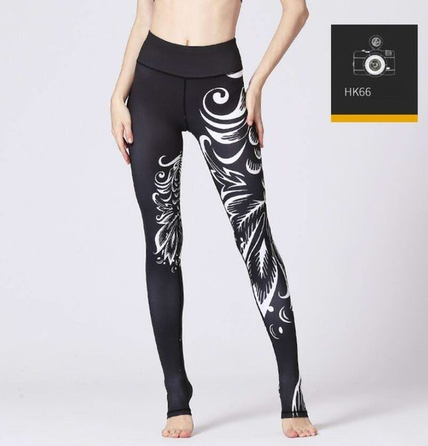 Printed Yoga Pants Women High Waist Yoga Leggings for Fitness Sports Tight Pants | Vimost Shop.