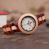 Wood Watch Female Women M19 Rose Sandal Minimal Dress Quartz Wristwatch Top Brand Luxury | Vimost Shop.