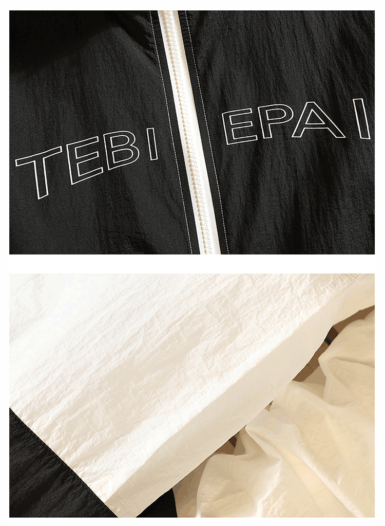 Jacket Men Windbreaker Autumn Hip Hop Couple Thin Jacket Windbreaker Patchwork Multi Pockets Casual Track Coat Streetwear | Vimost Shop.