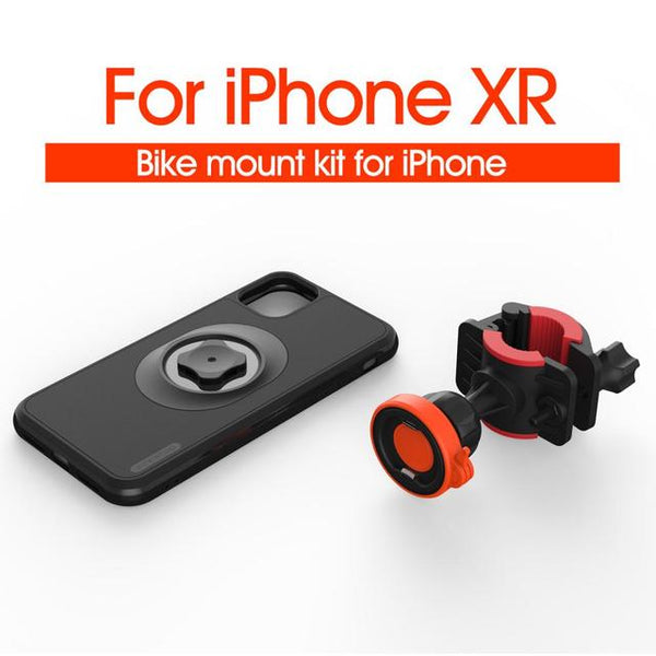 Universal Bike Mount Phone holder bicycle Bracket Clip Can rotate Stand With shockproof case for iPhone 11Pro XS MAX Xr 8plug 76
