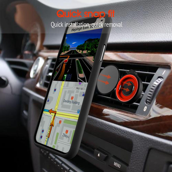 Universal Car Phone Holder Quick Moun Air Vent Clip Mount No Magnet Mobile Stand For iPhone XS Max Xiaomi Smartphones in Car