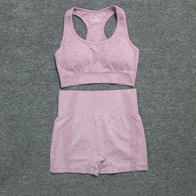 vital seamless yoga set gym set women workout clothes for women active wear sport suit | Vimost Shop.