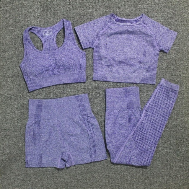 vital seamless yoga set gym set women workout clothes for women active wear sport suit | Vimost Shop.