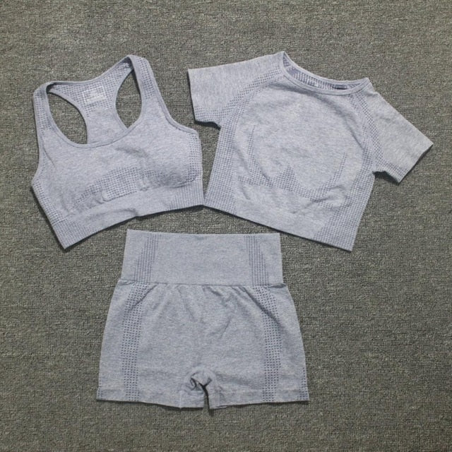 vital seamless yoga set gym set women workout clothes for women active wear sport suit | Vimost Shop.