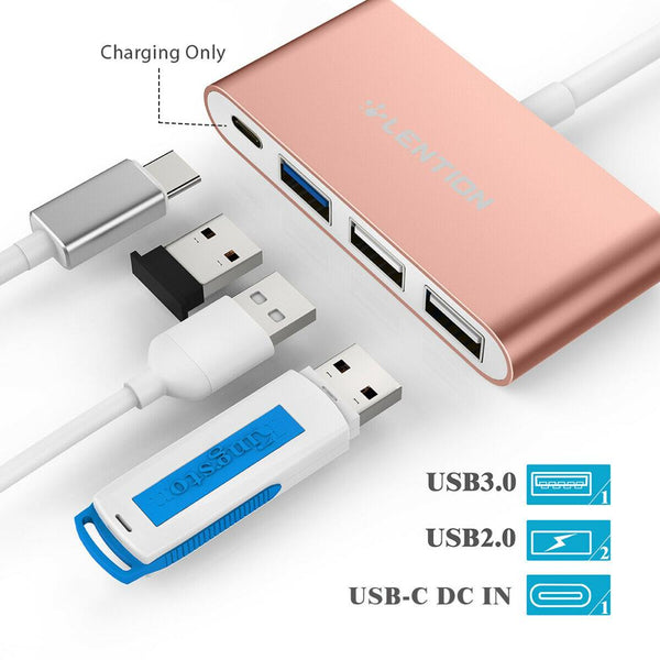 USB Charger HUB to USB 3.0 USB 2.0 USB HUB for MacBook Pro Surface Pro 6 Type C HUB Expand 4 Ports charging Ports USB Splitter | Vimost Shop.